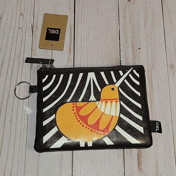 DBL Scandinavian Kiwi Coin Purse pouch  NWT - Picture 1 of 4